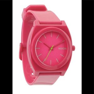 NIXON TIME TELLER WATCH - PINK / GREEN